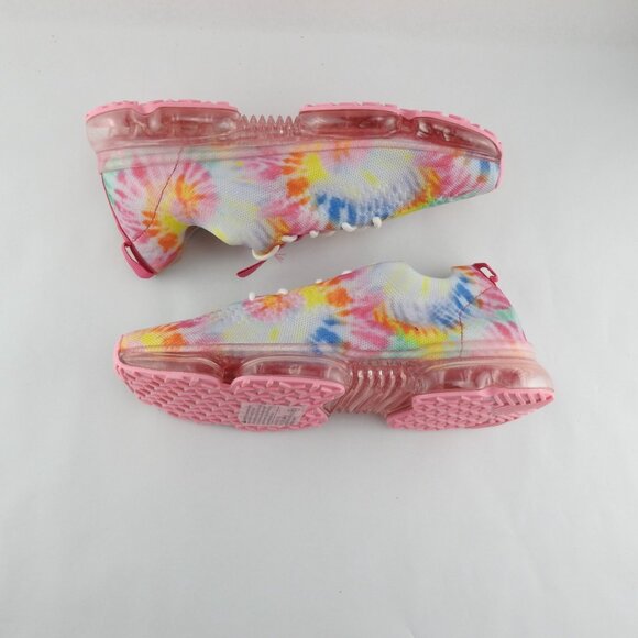New Women's Sneakers La Sheelah Bubble Shoes Sz 10 Pink Tie Dye Air Cushion Brea - Picture 9 of 9